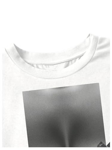 Women's Graphic Tees Y2k Sexy Crop Top Casual Sleeveless Loose Fit Pullover Goth T Shirt4