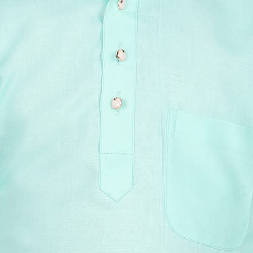 Image of SG YUVRAJ Raw Silk Kurta Set for Boys