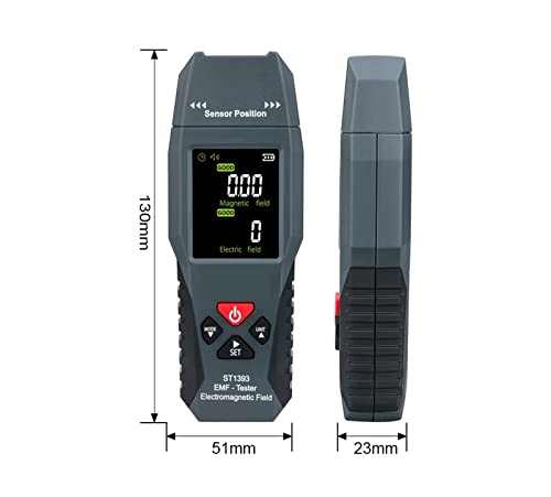 Medidor Digital Profesional de Campo Electromagnético EMF miniatura 7