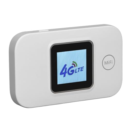 Image of 4G LTE Mobile WiFi Router, 3000 Mah Ku Portable WiFi Hotspot for Laptops for Phones