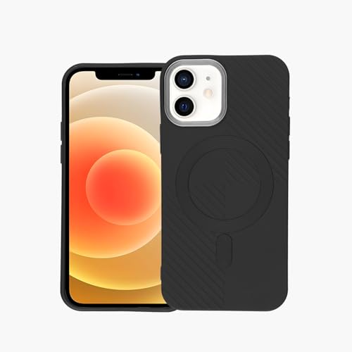Image of AIBEX Hybrid iPhone 12 Back Cover Case Compatibe with Mag Saf | Shockproof Design |Camera Protection Bump | Back Cover Case for iPhone 12 (PC, TPU)