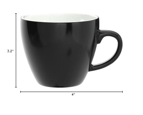 Creature Cups CTHULHU Ceramic Cup (11 Ounce, Black Exterior) - Creepy Cups - Hidden 3D Animal Inside Mug Emerges As You Drink- Birthday, Halloween, Spooky Drinkware Gift for Coffee & Tea Lovers