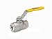 Parker Hannifin V502SS-4 Stainless Steel Industrial Ball Valve, Stainless Steel Seal, Panel Mount, 1/4" Female NPT x 1/4" Female NPT