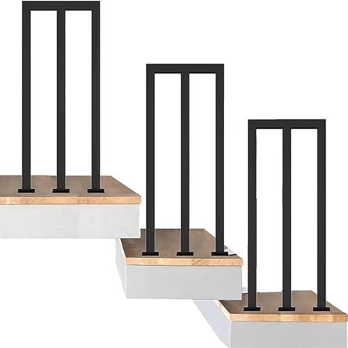 Handrail Railing Black Metal Iron Stair Railing Fence Staircase Guardrail