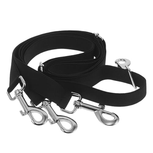 TOYZFRIENDY 2 Correas Ajustables Elásticas para Patas de Manta de Caballo con Cierre Giratorio Doble, Nylon Resistente, Longitud 58-132 Cm, Accesorio para Fijar Mantas en Establos y