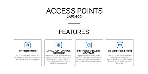 Image of Linksys LAPN600: Wireless Business Access Point, Wi-Fi, Dual Band 2.4 + 5 GHz N600, PoE, Range Extension via WDS and Workgroup Bridge (White)