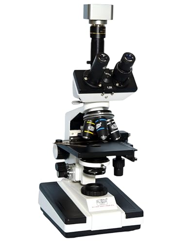 Image of BLISCO Student MEDI Vision Trinocular Microscope with Advance Objectives (Magnification 40x-1500x) and Cmos Camera