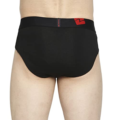 Image of Underjeans Men's Cotton Blend Regular Fit Printed Brief