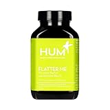 HUM Flatter Me Nahrungsergänzungsmittel – Enzyme für eine gesunde Verdauung – Nahrungsergänzung für weniger Blähungen und einen flachen Bauch (60 vegane Kapseln)