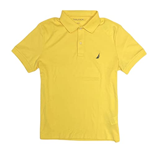 Nautica Mens Slim Fit Interlock Polo T-Shirt (as1, Alpha, x_s