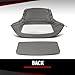 Convertible Soft Top Replacement w/ Plastic Window Compatible with BMW E36 Z3 & M Roadster Convertibles 1996-2002 Black