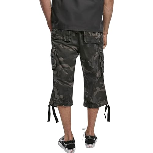 Individual Wear Men's 6-Pocket Capri Pants, Dark Camo - M4
