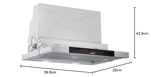 Bosch DFS067J50 Serie 8 Flachschirmhaube – Edelstahl - 2