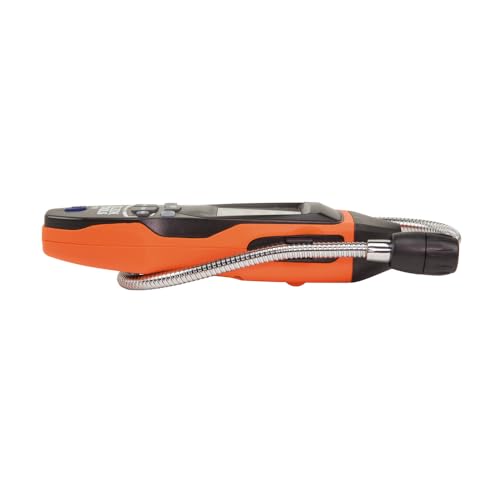 Klein Tools ET120 Gas Leak Detector, Combustible Gas Leak Tester with 18-Inch Gooseneck Has Range 50-10,000 ppm, Includes Pouch, Batteries by KLEIN TOOLS - Image 5