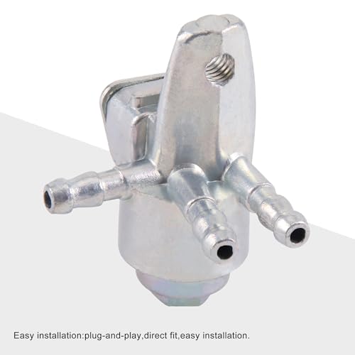 Goofit 3 Schnittstellen Kraftstoffölfilter Kraftstoffschalter Kraftstofftank-Absperrventil für 50ccm 110cc 125cc 150cc 250cm ATV Pit Dirt Bike Motorrad Dirt Bike ATV 4 Wheeler Quad