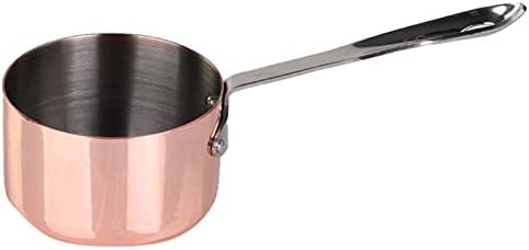 Hacbop Copper-Plated Gravy Boat and Sauce Cup - Western Restaurant Serving Pot for French Fries and Milk (3.8cm)