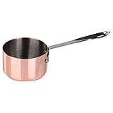 Matériau : acier inoxydable Wresetly Sauces Bateaux Cuivre Sauces Enrobées Tasse Lait Gobelet Frites Sauces Tasse Western Restaurant Spécial Cuivre Pot 4,3 cm