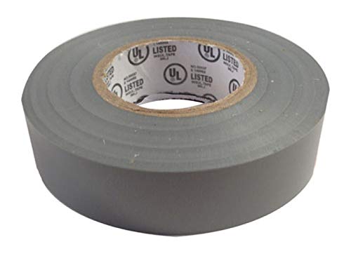 Kable Kontrol PVC Electrical Tape - 66 Feet Length -18 mm Wide (10 Pcs/pack - Grey)