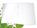 Altura: 383 mm. Falmec Mare E.ion 450 m³/h De pared Blanco - Campana (450 m³/h, 56 dB, 65 dB, De pared, Blanco, Vidrio)