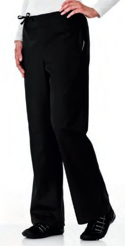 White Swan Fundamentals Ladies Side Tie Scrub Pant (Navy, Medium) #TOP7