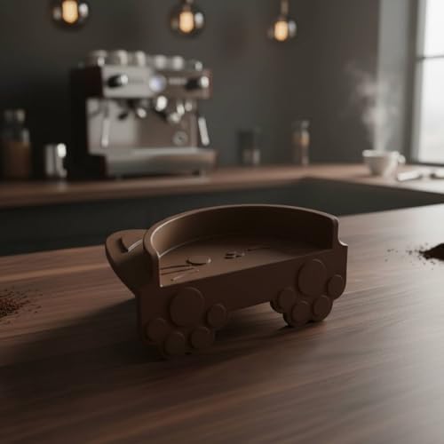 AFXGUSD Coffee Tamper Pad Silicone Corner Mat Espresso Mat Non Slip Base Counter Edge Protector Corner Fit Design easy to clean suitable for gift giving home decoration, Coffee - 3