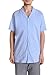 Esenchel Men's Cotton Knit Sleep Shirt Button Down Pajama Top 2 Pack XL LightGray LightBlue