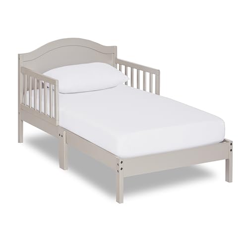 Image of Dream On Me Sydney Toddler Bed in Metallic Gold Dust, Greenguard Gold Certified, JPMA Certified, Low To Floor Design, Non-Toxic Finish, Safety Rails, Made Of Pinewood