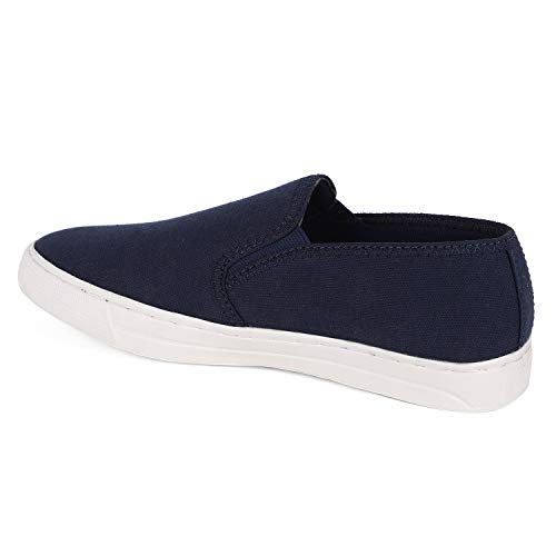 Image of Lazard Men Navy Canvas Shoe