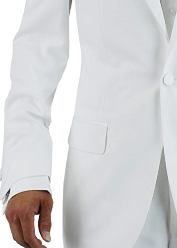 GN Men's Tuxedo Suit One Button Peak Lapel Jacket Adjustable Pant4