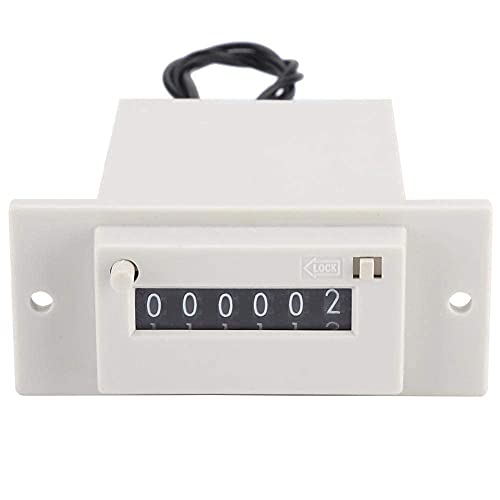 Image of 6-Digit Electromagnetic Counter, DC 12V Powered, for Counting Production, RPM or Events in Industrial and DIY Applications