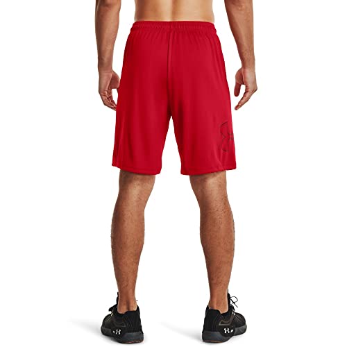 Under Armour Mens Tech Graphic Shorts , Red (601)/Black , X-Large #TOP1