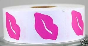 Lips Tanning Body or Scrapbook Stickers - Set of 50