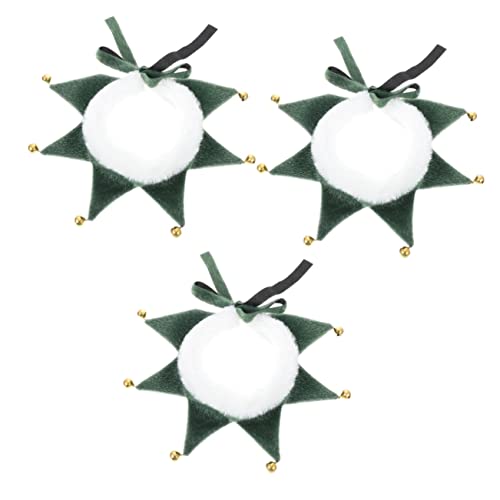 POPETPOP Roupas De Lenço De Pescoço De Flor De Estimação De Ornamento De 3 Peças Decoração Clássica