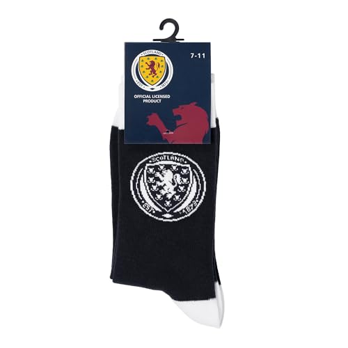 Official Scotland No Scotland No Party Football Socks Navy/White UK Size 7-11