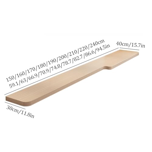 Table d'appoint murale avec meuble TV flottant et console de rangement bois