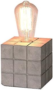 Contemporary Floor Lamp Concrete – Cube 11.5 cm –Contemporary Industrial Design – Rubicub