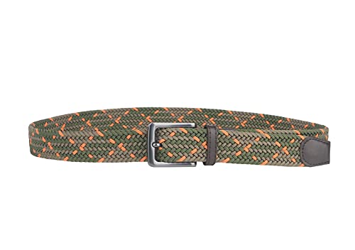Image of AGEA Elastic Stretch Woven Braided Waist Belt for Men and Women