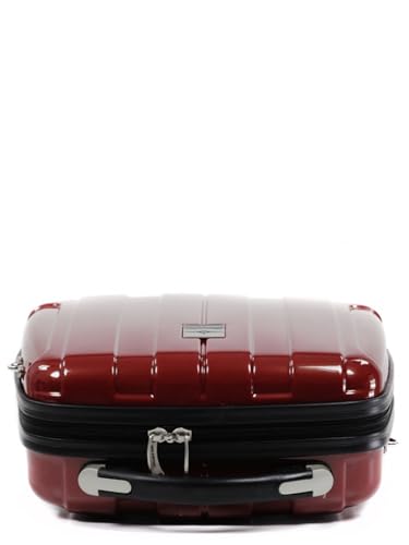 Vanity rigide Bahamas bordeaux 35 cm polycarbonate contre chocs bagages - 4
