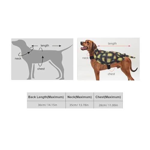 Disfraz Tortuga Halloween para Perro Talla L miniatura 2