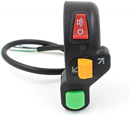 Amazon 小型集中 スイッチ ボックス ハンドル コンパクト ウインカー ホーン ライト 22 2f バイク用ホーン 車 バイク