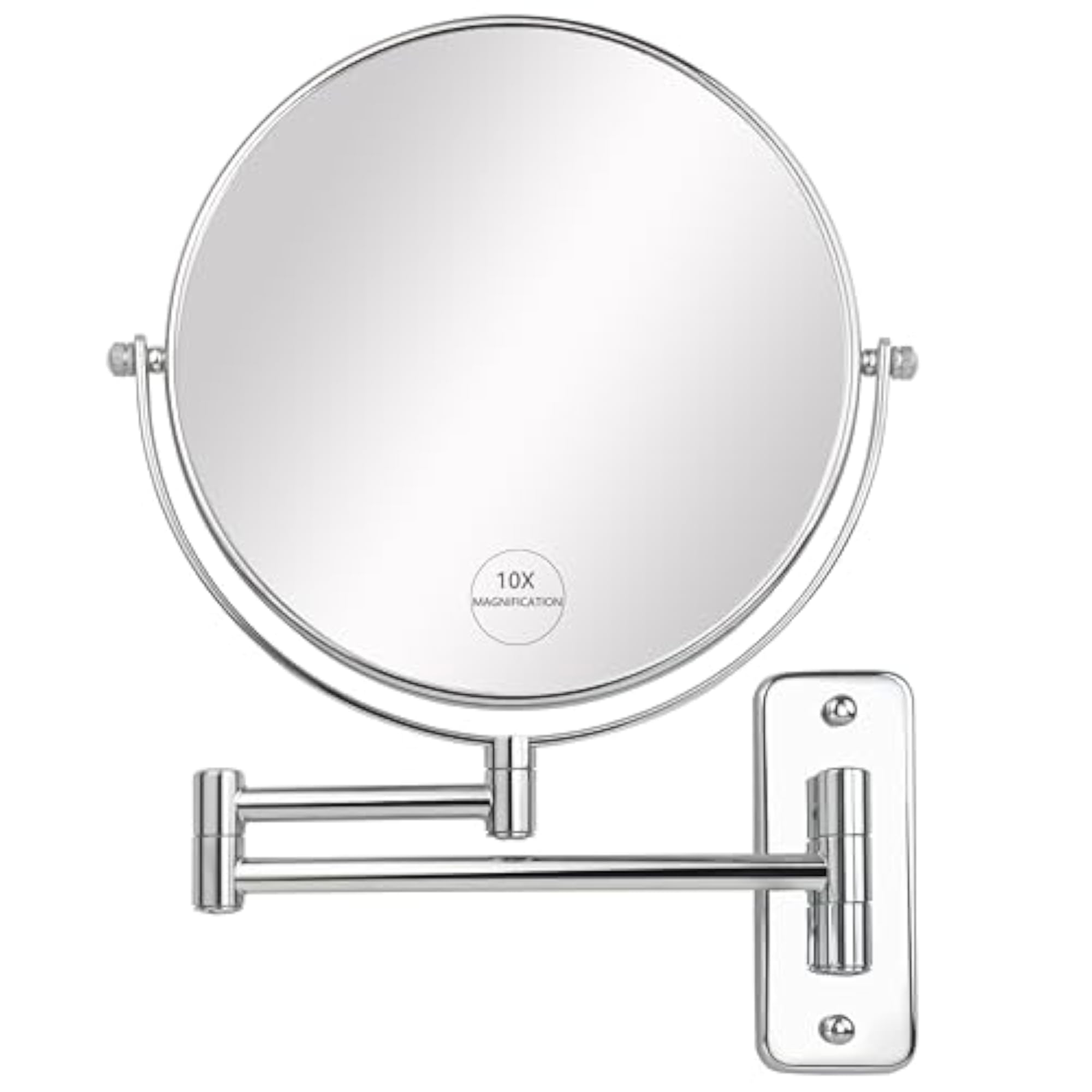 8" Wall Mounted Makeup Mirror, Double Sided