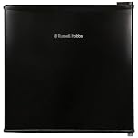 Russell Hobbs Table Top Larder Mini Fridge 43 Litre Capacity, Reversible Door & Adjustable Feet, Small Fridge, Manual Temperature Control, Ice Box, Black RHTTF0E1B