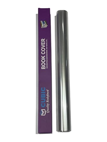 Image of Cubic Transparent Book Cover Roll | 10 Meters Roll | 51 Micron | Waterproof | Non-Tearable | Premium Glossy Finish | Ideal for Textbooks & Notebooks