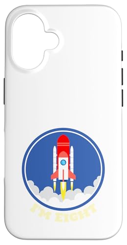 �F����s�m �a���� 8�� �j�̎q Time To Blast Off I'm 8 �X�}�z�P�[�X iPhone 16 �p