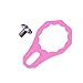 predolo Fishing Reel Locking Plate, Left Right Handle Knob Locking Plate Replacement, Fishing Reel Modification Accessory, for Raft Reels Freshwater, Pink