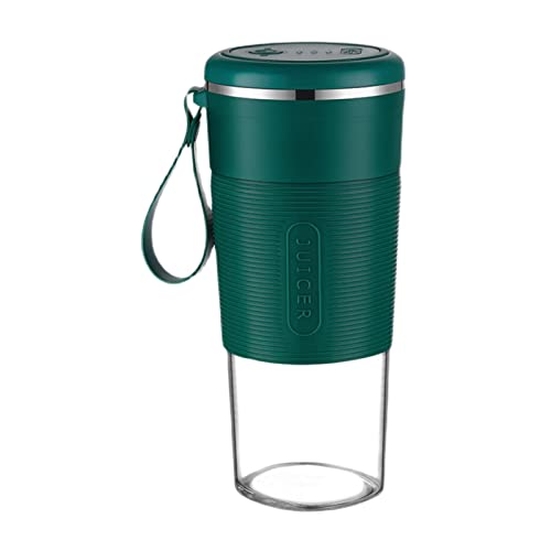 Licuadora portátil, 300 ml, recargable, licuadora ligera con cabezal cortador de acero inoxidable, licuadora personal para jugos de frutas, batidos y batidos