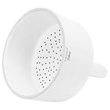 Labasics Büchnertrichter Trichter aus Porzellan, 200 mm, Filtertrichter OD 20 cm ID 18.5 cm für Labor Weiß
