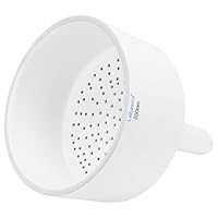 Labasics Büchnertrichter Trichter aus Porzellan, 200 mm, Filtertrichter OD 20 cm ID 18.5 cm für Labor Weiß