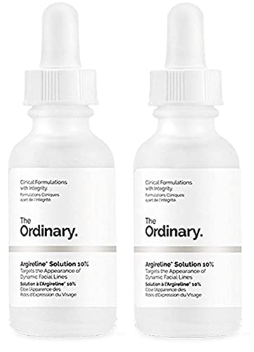 The Ordinary Argireline Solution 10% (30ml) A Lightweight Serum with 10% Argireline Peptide Complex for Anti Aging (Pack of 2)