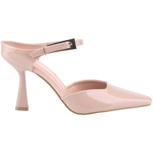 Women's Pointed Toe High Heel Mules Sexy Elegant High Heels Fashionable Pointed Toe Stilettos Pumps Slip-On Comfortable Heels Pumps2